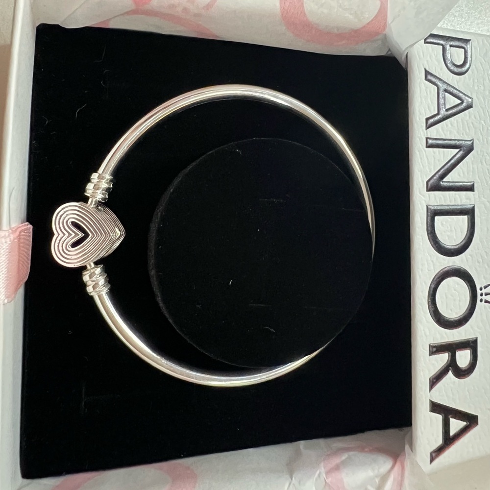 Pandora Silver Heart Bracelet